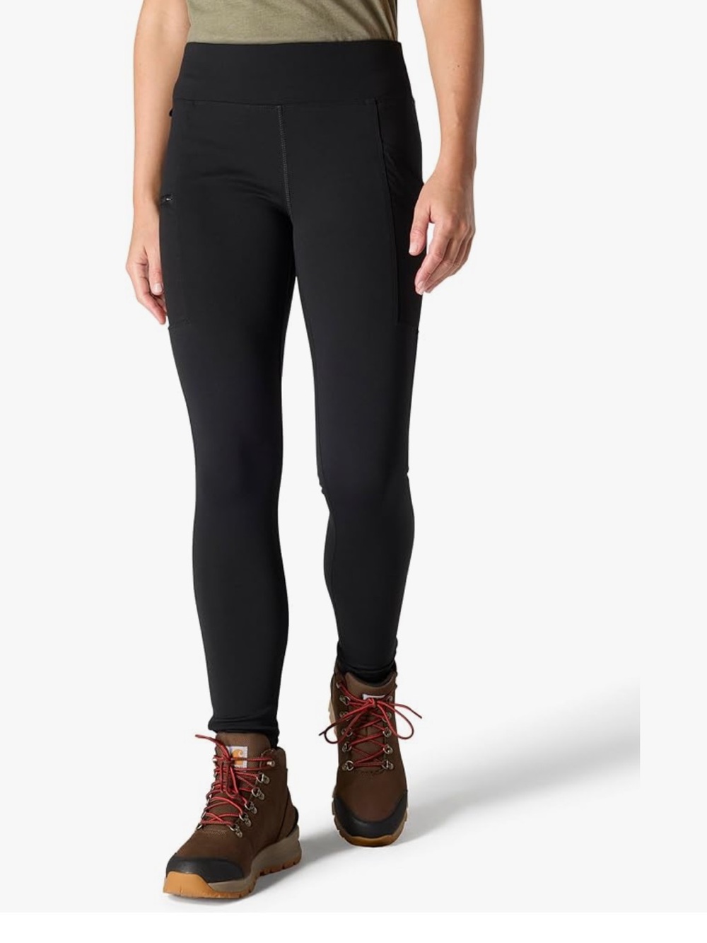 Carhartt Force Fitted Utility Leggings Women’s S 4/6 Pockets Black Lightweight